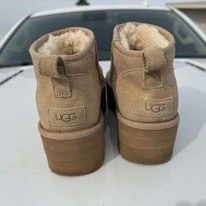 UGG Women's Beige Suede Winter Boots